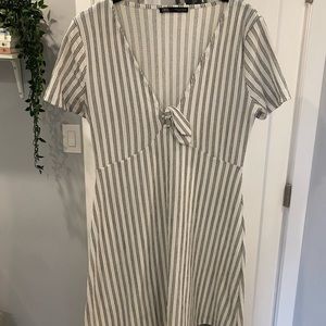 Zara tie front dress
